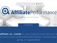 Tablet Screenshot of affiliateperformance.de